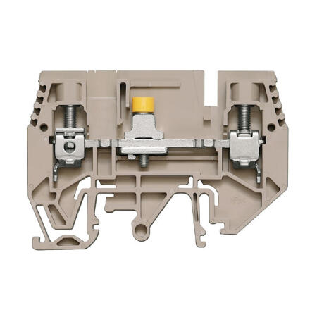 魏德米勒 电流测试端子,螺钉联接,6mm²,500V,41A,无,深褐；WTQ 6/1 EN