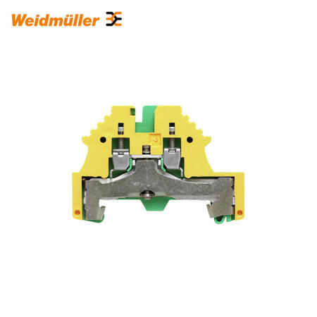 魏德米勒 接地型接线端子,螺钉联接,2.5mm²,300A(2.5mm²),绿/黄；WPE 2.5N