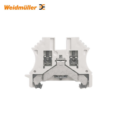 魏德米勒 接地型接线端子,螺钉联接,2.5mm²,300A(2.5mm²),白色；WPE 2.5 WS