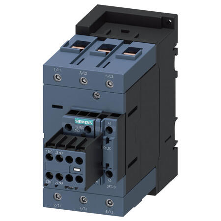 西门子 功率接触器,95A,45kW,2NO+2NC,AC110V,50HzHz120V/60Hz,3极,尺寸S3螺栓型端子连接；3RT20461AK64