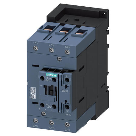 西门子 功率接触器,80A,37kW,1NO+1NC,AC/DC48-80V,3极,尺寸S3螺栓型端子连接集成的可变电阻；3RT20451NE30