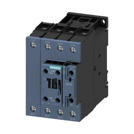 西门子 接触器,4NO,AC-1：60A 230VAC,50/60Hz,4极,4NO,尺寸S2,螺栓型端子连接1NO+1NC,集成；3RT23361AL20