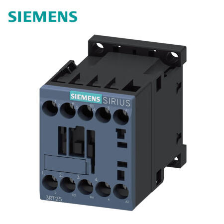 西门子 功率接触器,12A,5.5kW, 2NO+2NC 48VDC4极,尺寸S00笼卡式连接集成有二极管3RH2911-2DA 11右侧安装；3RT25172FW480PT4