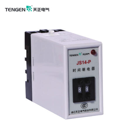 天正 时间继电器 延时时间范围9.99s；JS14-P(JS14P) 9.99S DC24V