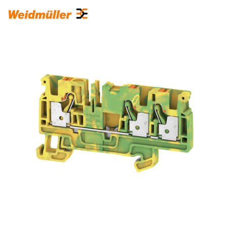魏德米勒 接地型接线端子；A3C 4 PE